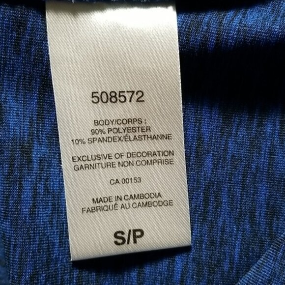 Champion Performance Men's Jacket Size S Turtle Neck Blue Full Zip - Picture 5 of 7